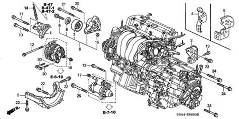 Honda CR-V engine parts